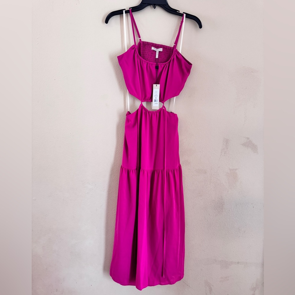 BCBGeneration Fuchsia Backless Dress XS